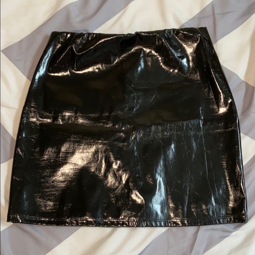 Dolls kill black mini skirt